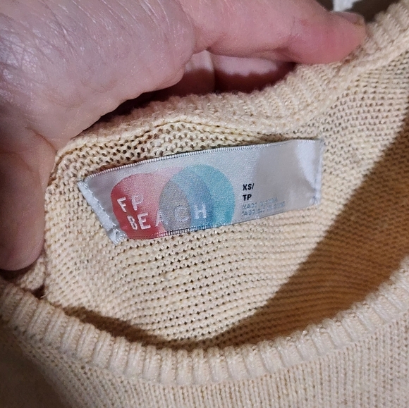 Free People Beach Cream Jumpsuit - Picture 4 of 4